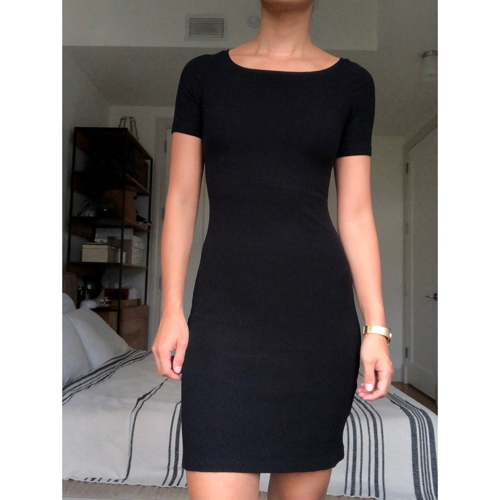 Reformation XS simple black dress